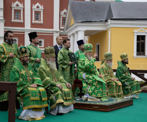 В день памяти преподобного Саввы Сторожевского Святейший Патриарх Кирилл совершил Литургию в Саввино-Сторожевском ставропигиальном монастыре